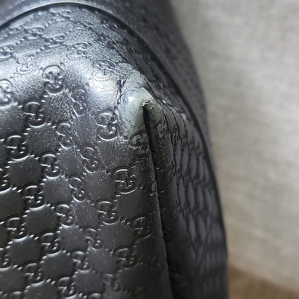Gucci micro leather guccissima tote bag - Picture 5 of 16
